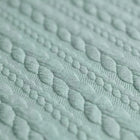 Cable Knit Jacquard Sea Green
