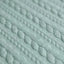Cable Knit Jacquard Sea Green - Lametru.ro