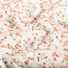 Cotton Jersey Printed Flowers Off White
