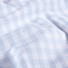 Cotton Poplin Gingham Baby Blue 10 mm
