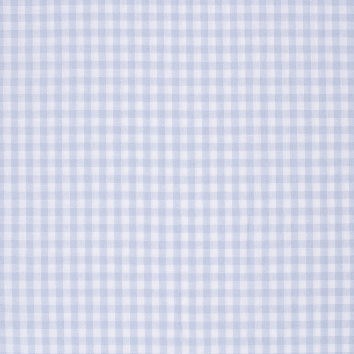Cotton Poplin Gingham Baby Blue 10 mm - Lametru.ro