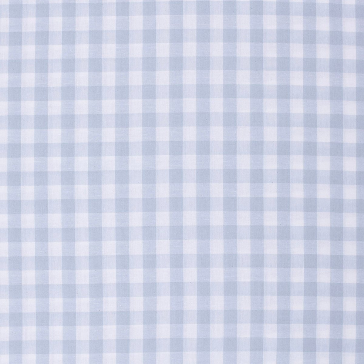 Cotton Poplin Gingham Baby Blue 20 mm - Lametru.ro