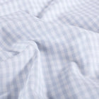 Cotton Poplin Gingham Baby Blue 5 mm