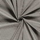 Cotton Poplin Gingham Black 5 mm