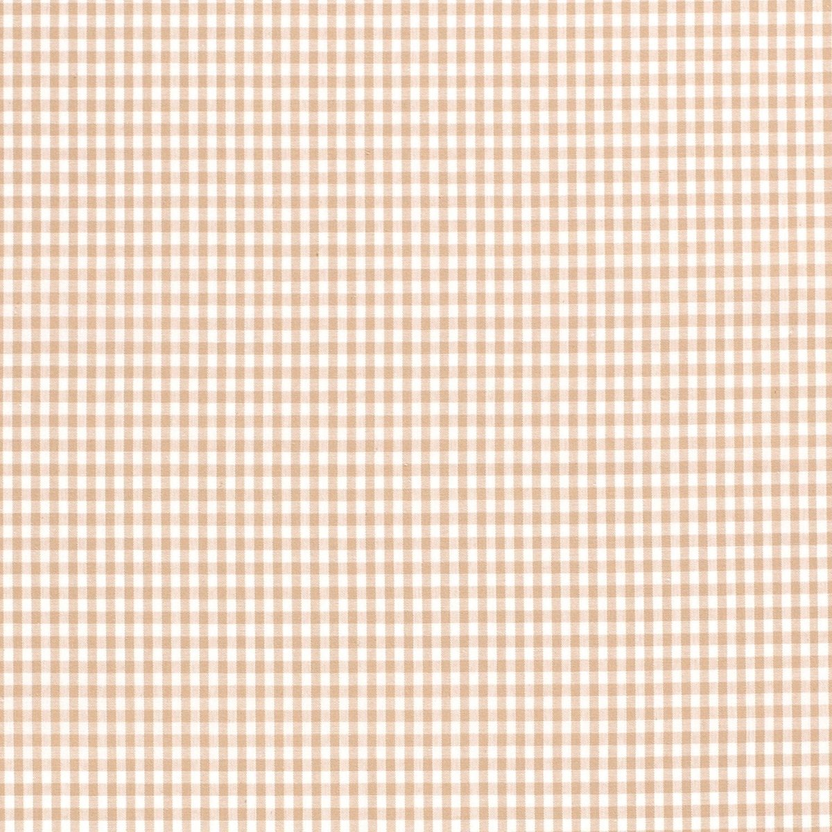 Cotton Poplin Gingham Camel 5 mm - Lametru.ro