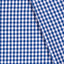 Cotton Poplin Gingham Cobalt 10 mm - Lametru.ro