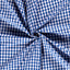 Cotton Poplin Gingham Cobalt 10 mm - Lametru.ro