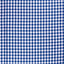 Cotton Poplin Gingham Cobalt 20 mm - Lametru.ro