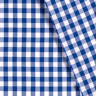 Cotton Poplin Gingham Cobalt 20 mm