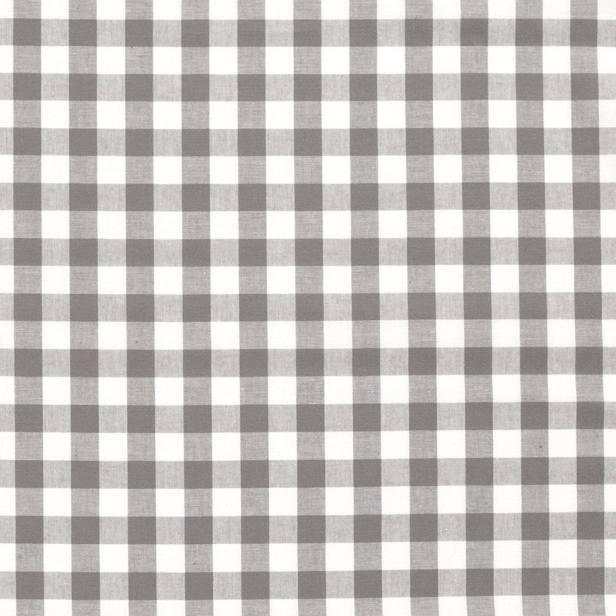 Cotton Poplin Gingham Dark Grey 20 mm - Lametru.ro