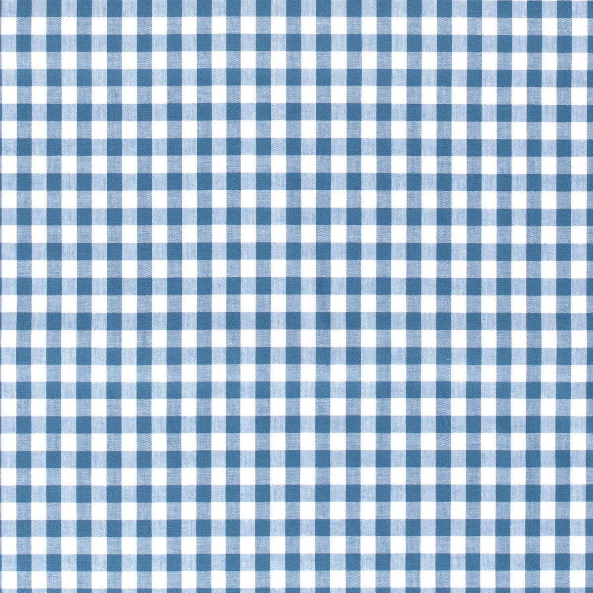 Cotton Poplin Gingham Indigo 10 mm - Lametru.ro