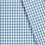 Cotton Poplin Gingham Indigo 10 mm - Lametru.ro