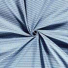 Cotton Poplin Gingham Indigo 5 mm