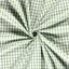 Cotton Poplin Gingham Mint 10 mm - Lametru.ro