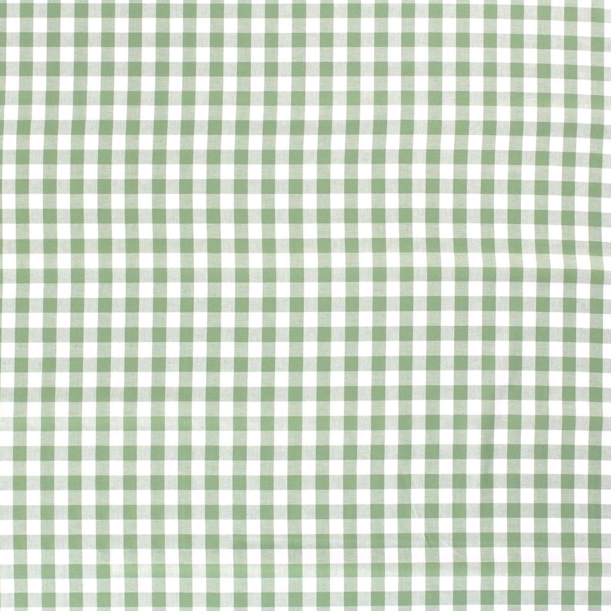 Cotton Poplin Gingham Mint 20 mm - Lametru.ro