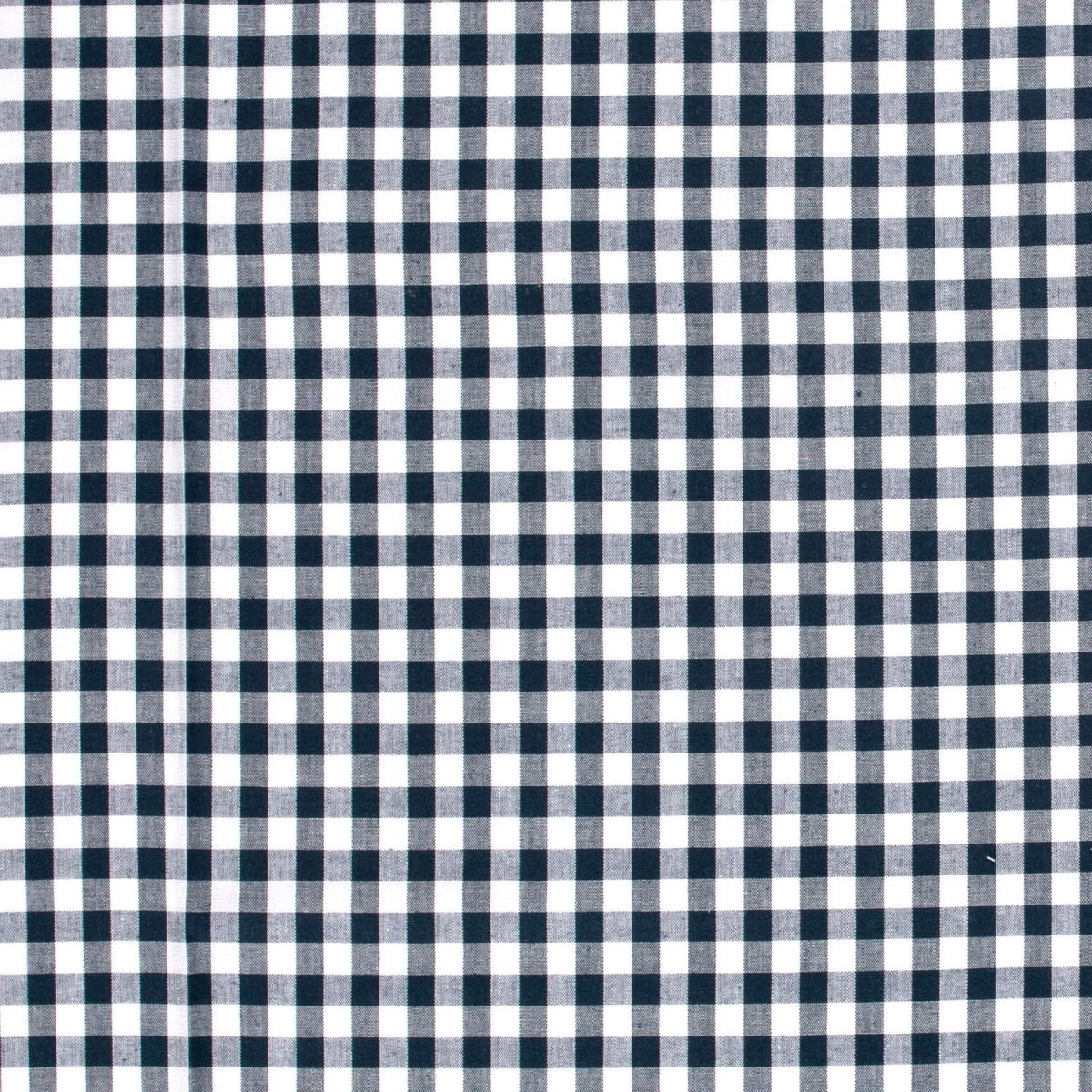 Cotton Poplin Gingham Navy 10 mm - Lametru.ro