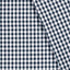 Cotton Poplin Gingham Navy 10 mm - Lametru.ro