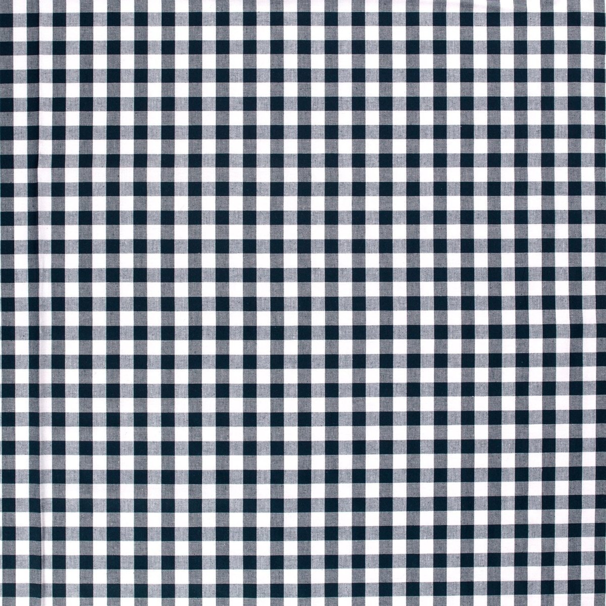 Cotton Poplin Gingham Navy 20 mm - Lametru.ro