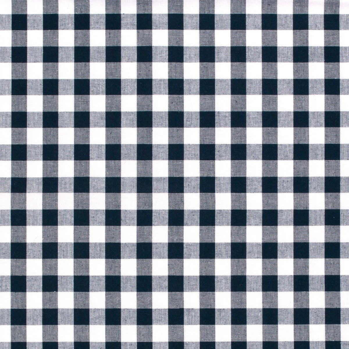 Cotton Poplin Gingham Navy 20 mm - Lametru.ro