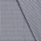 Cotton Poplin Gingham Navy 5 mm