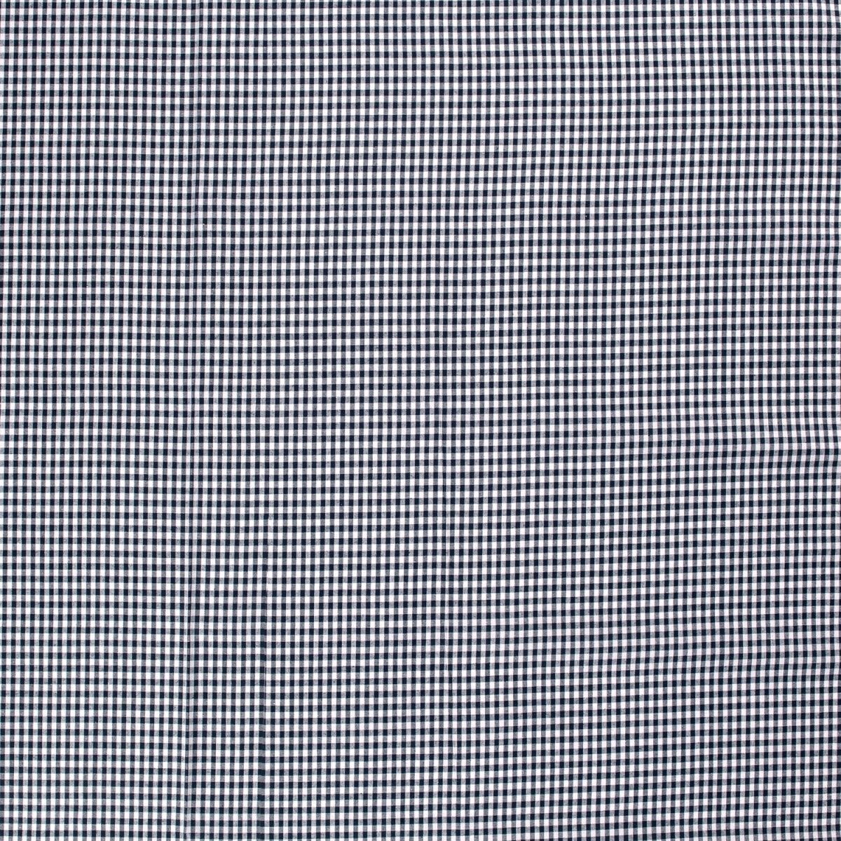 Cotton Poplin Gingham Navy 5 mm - Lametru.ro