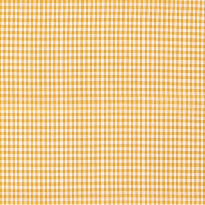 Cotton Poplin Gingham Ochre 5 mm - Lametru.ro