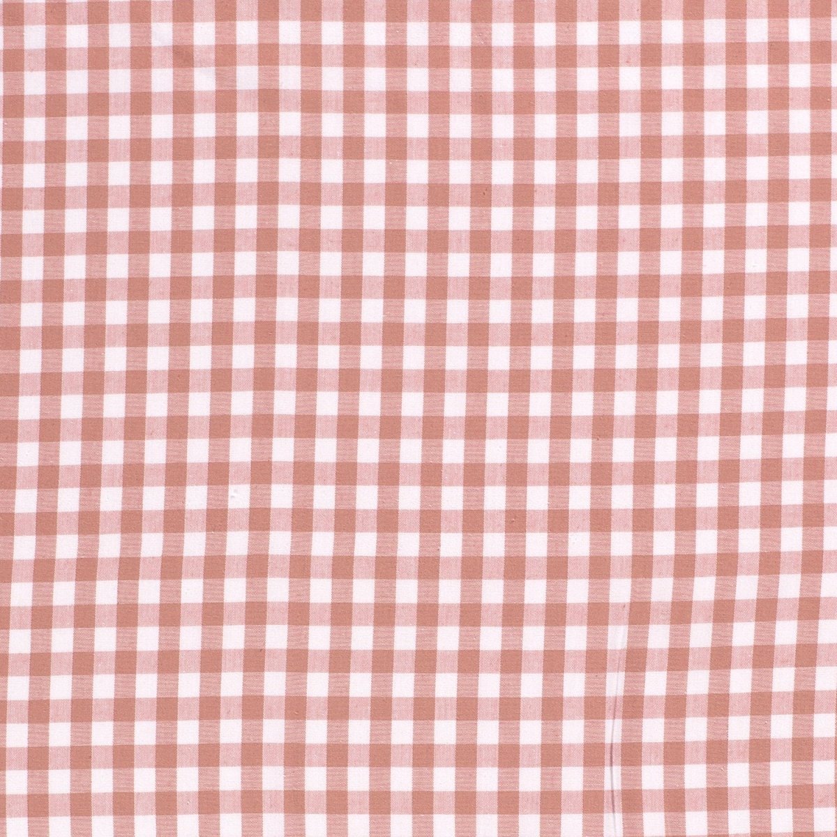 Cotton Poplin Gingham Old Pink 10 mm - Lametru.ro