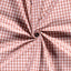 Cotton Poplin Gingham Old Pink 10 mm - Lametru.ro