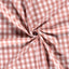 Cotton Poplin Gingham Old Pink 20 mm - Lametru.ro
