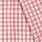 Cotton Poplin Gingham Old Pink 20 mm