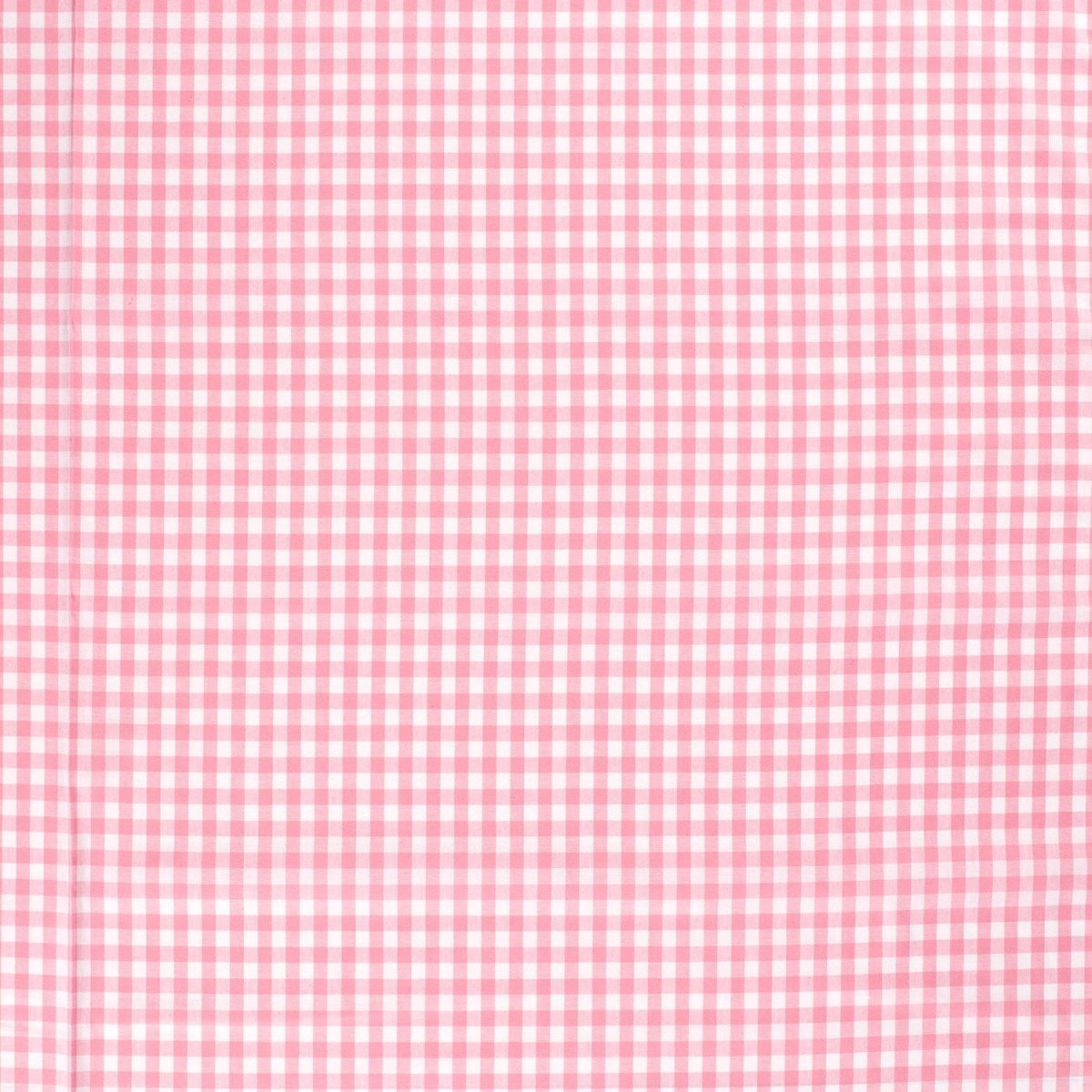 Cotton Poplin Gingham Pink 10 mm - Lametru.ro