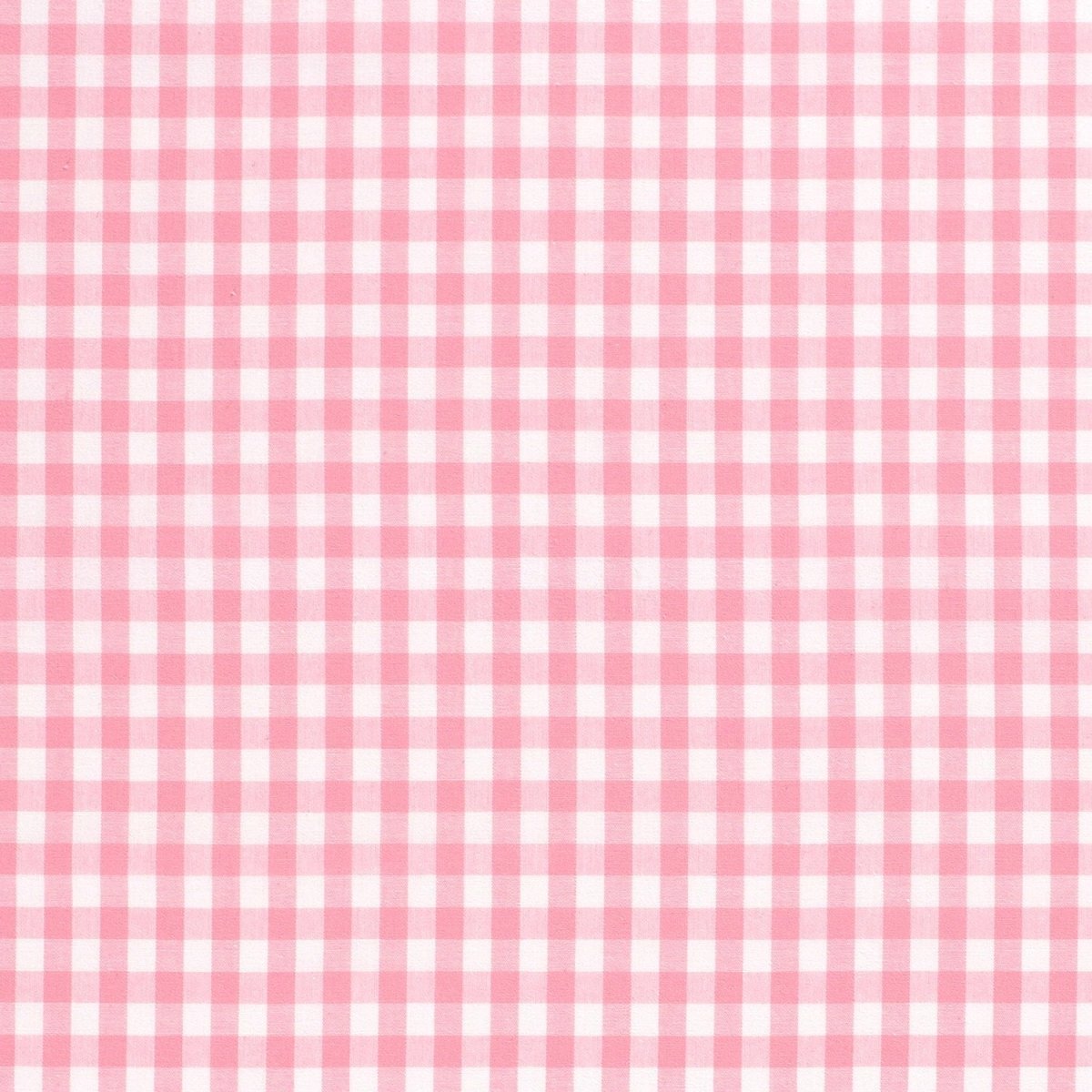 Cotton Poplin Gingham Pink 10 mm - Lametru.ro