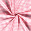 Cotton Poplin Gingham Pink 10 mm - Lametru.ro