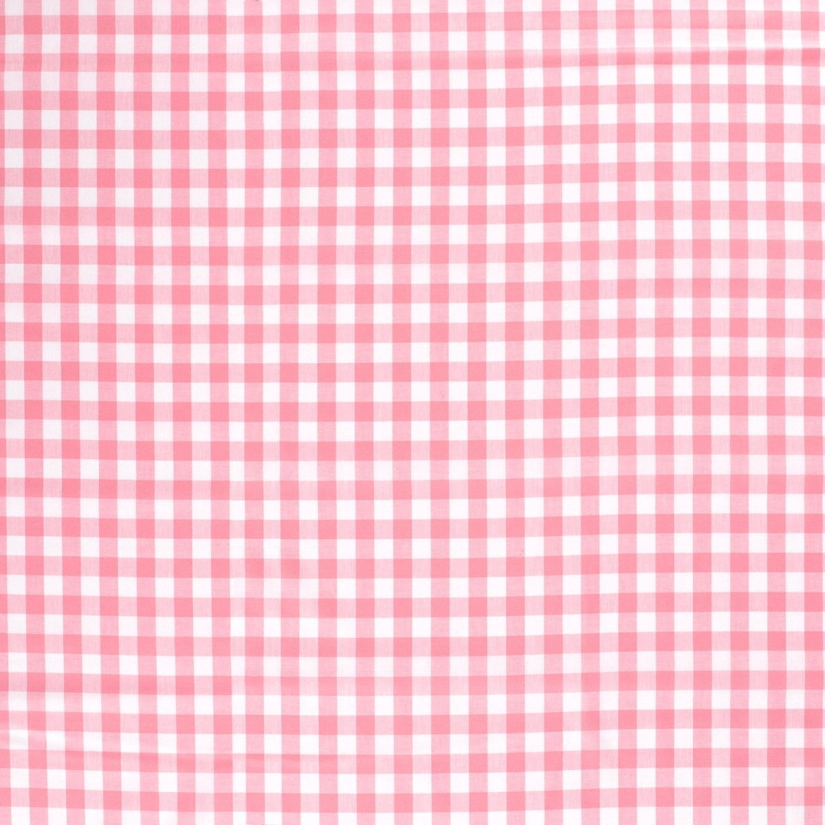 Cotton Poplin Gingham Pink 20 mm - Lametru.ro
