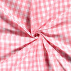 Cotton Poplin Gingham Pink 20 mm