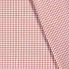 Cotton Poplin Gingham Pink 5 mm