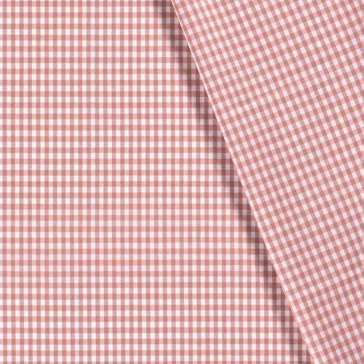 Cotton Poplin Gingham Pink 5 mm - Lametru.ro