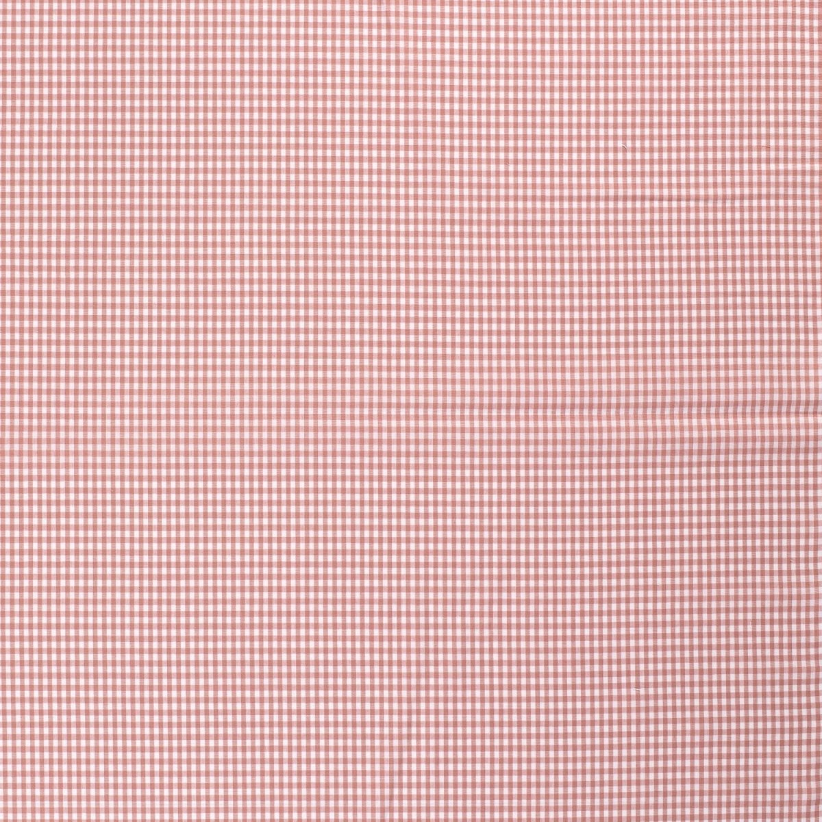 Cotton Poplin Gingham Pink 5 mm - Lametru.ro