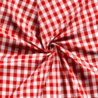 Cotton Poplin Gingham Red 20 mm