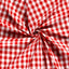Cotton Poplin Gingham Red 20 mm - Lametru.ro