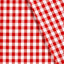 Cotton Poplin Gingham Red 20 mm - Lametru.ro
