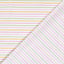 Cotton Poplin Printed Stripes Off - White - Lametru.ro