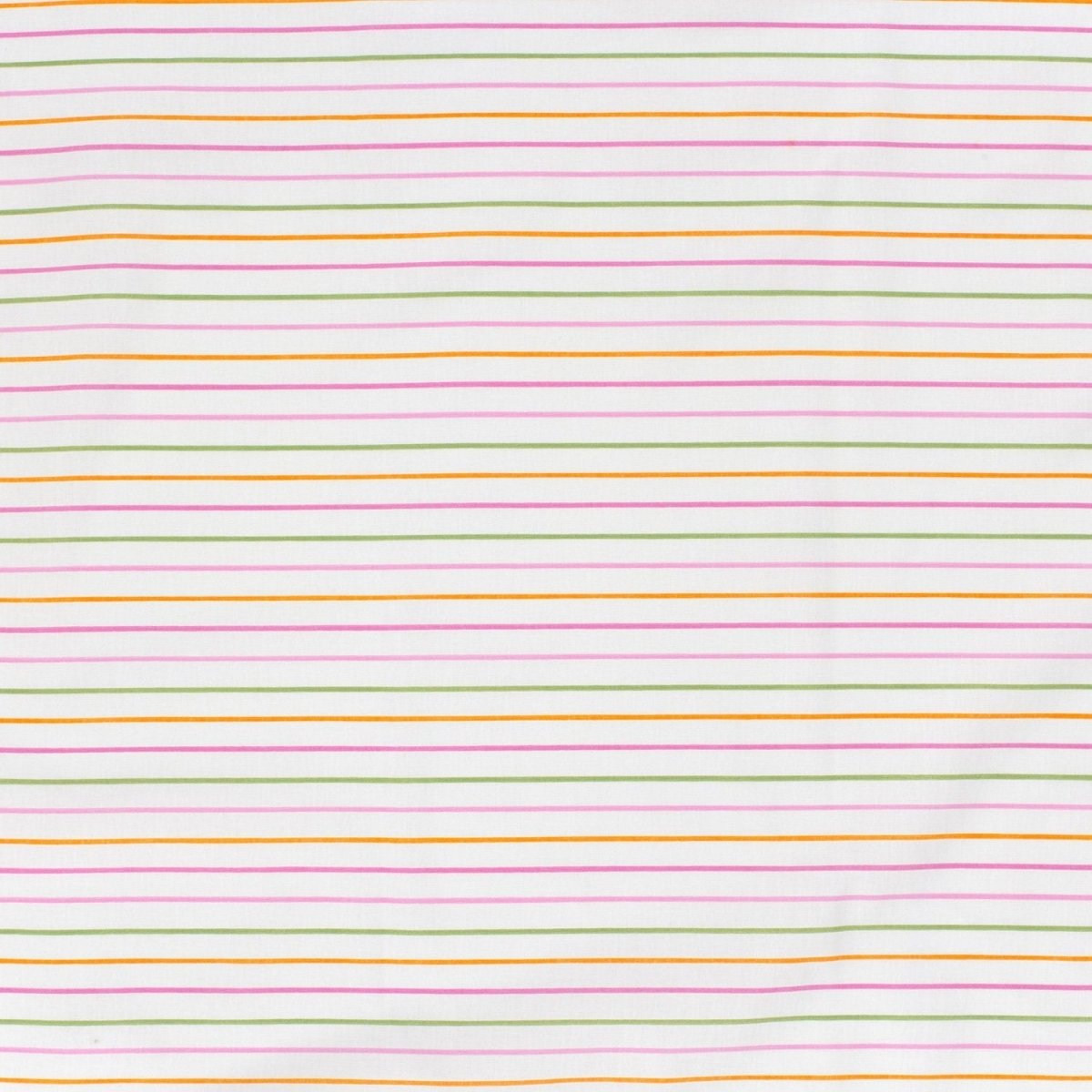 Cotton Poplin Printed Stripes Off - White - Lametru.ro