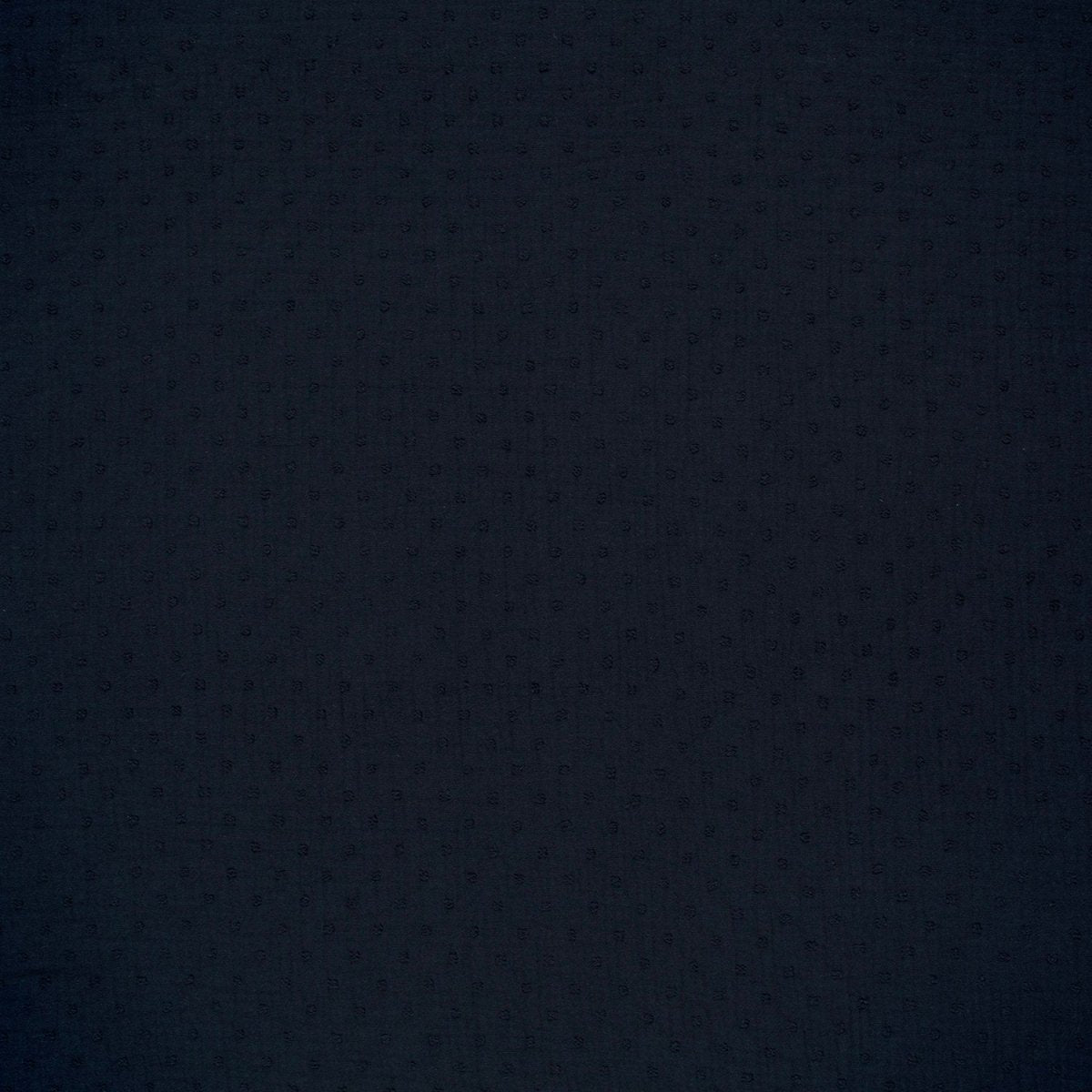 Double Gauze Dobby Dots Navy - Lametru.ro