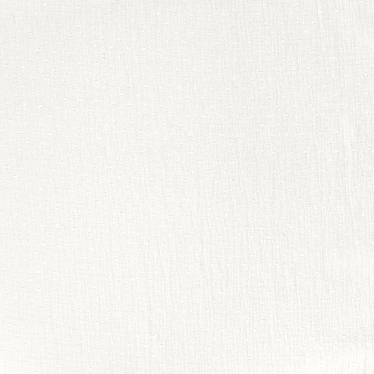 Double Gauze Dobby Dots Off White - Lametru.ro