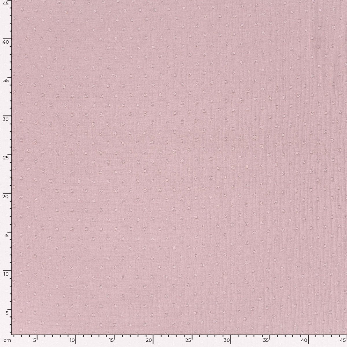 Double Gauze Dobby Dots Pink - Lametru.ro