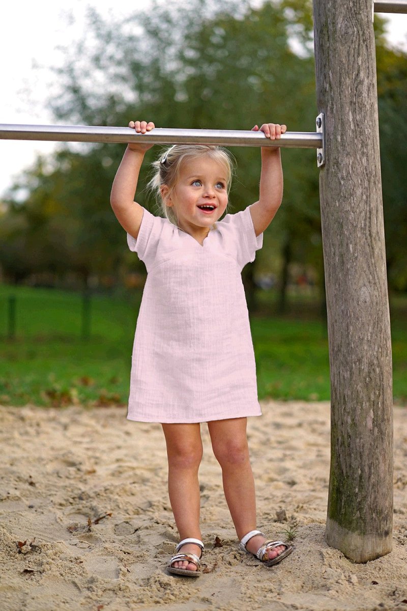 Double Gauze Light Pink - Lametru.ro