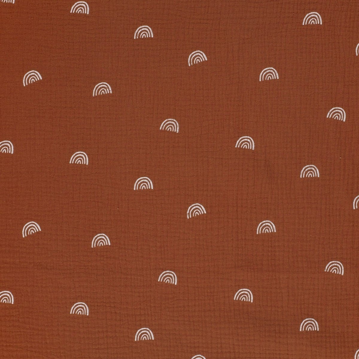 Double Gauze Printed Rainbow Brique - Lametru.ro
