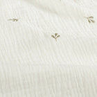 Double Gauze Printed Twigs Off White