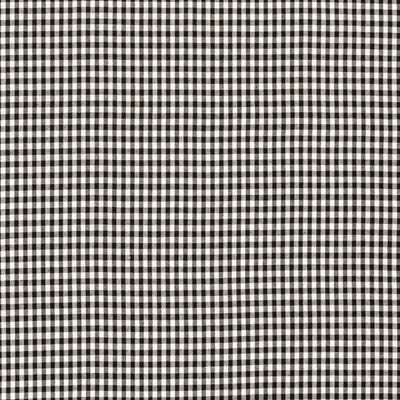 Cotton Poplin Gingham Black 2.7 mm